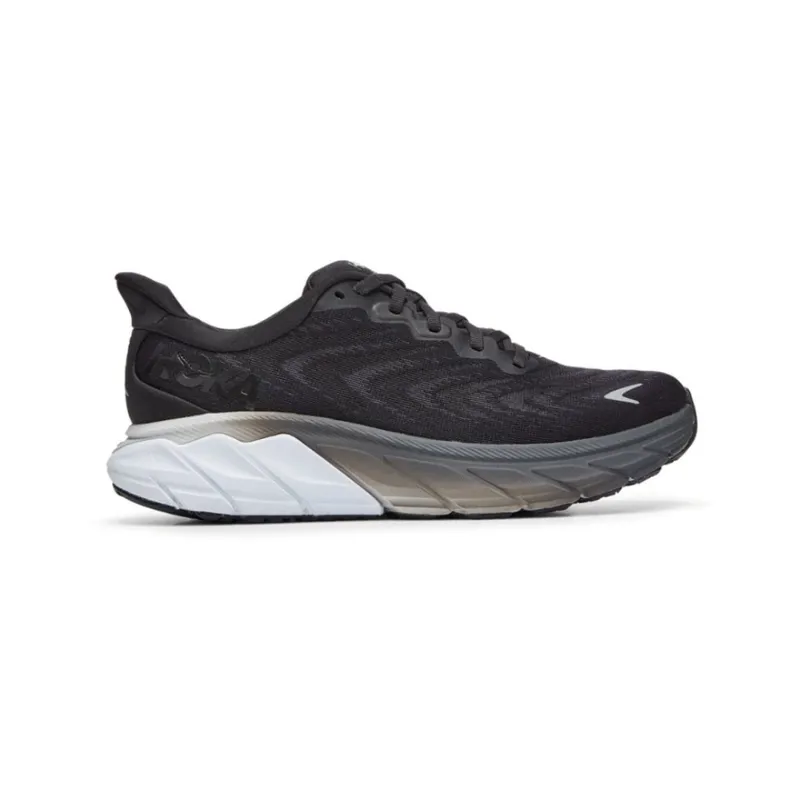 Hoka Women's Arahi 6 Wide Fit in Black/White